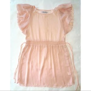 Sheer Pink loose fit mini dress S